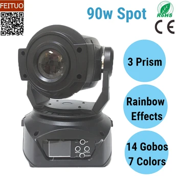 2pcs/lot Lyre Led Spot 90W Led Moving Head Gobos Light Stage Equipment 3 Prism DMX Disco Lighting for DJ Party Bar 
2pcs/lot Lyre Led Spot 90W Led Moving Head Gobos Light Stage Equipment 3 Prism DMX Disco Lighting for DJ Party Bar