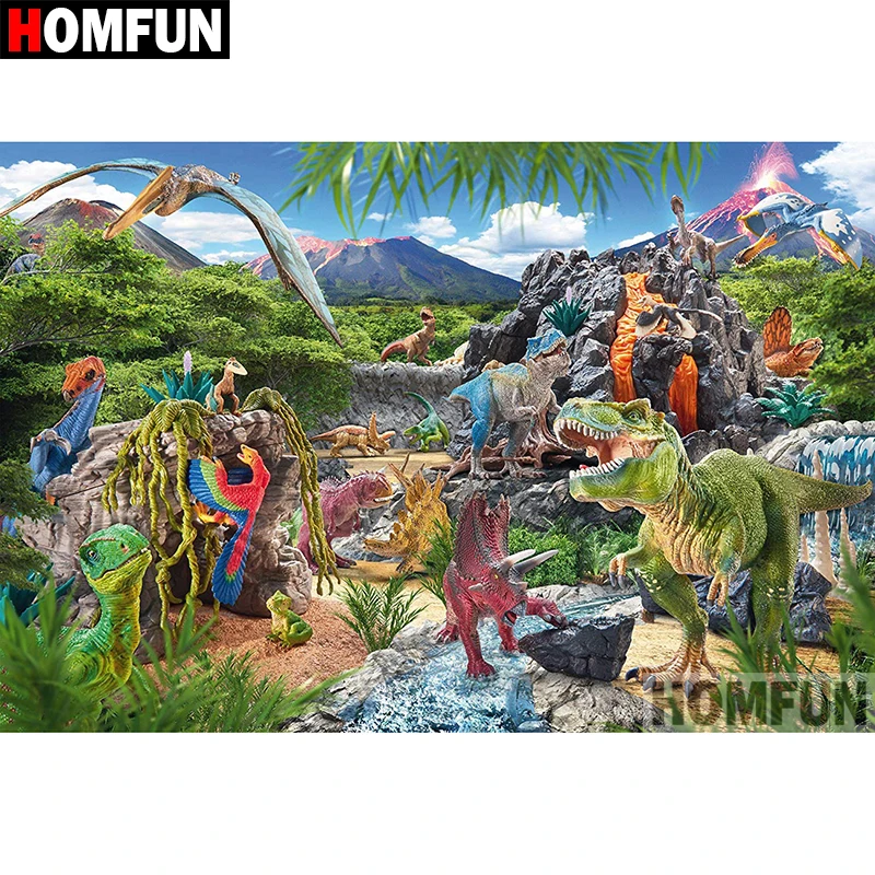 HOMFUN 5D DIY Diamond Painting Full Square/Round Drill "Animal dinosaur" Embroidery Cross Stitch gift Home Decor Gift A08288
HOMFUN 5D DIY Diamond Painting Full Square/Round Drill "Animal dinosaur" Embroidery Cross Stitch gift Home Decor Gift A08288
