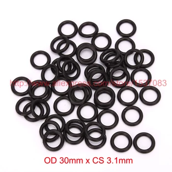 OD 30mm x CS 3.1mm black NBR nitrile o ring o-ring oring sealing rubber cord 70 shore A
OD 30mm x CS 3.1mm black NBR nitrile o ring o-ring oring sealing rubber cord 70 shore A