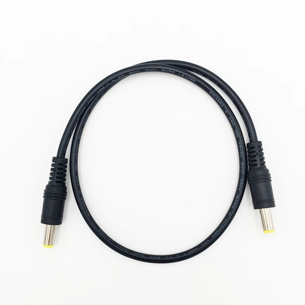 1 PCS DC 5.5 2.1 18AWG male to male Power Cable Extensions Plug Cable for Led Strip/ IP Camera/Power Supply/AC DC Adapter
1 PCS DC 5.5 2.1 18AWG male to male Power Cable Extensions Plug Cable for Led Strip/ IP Camera/Power Supply/AC DC Adapter