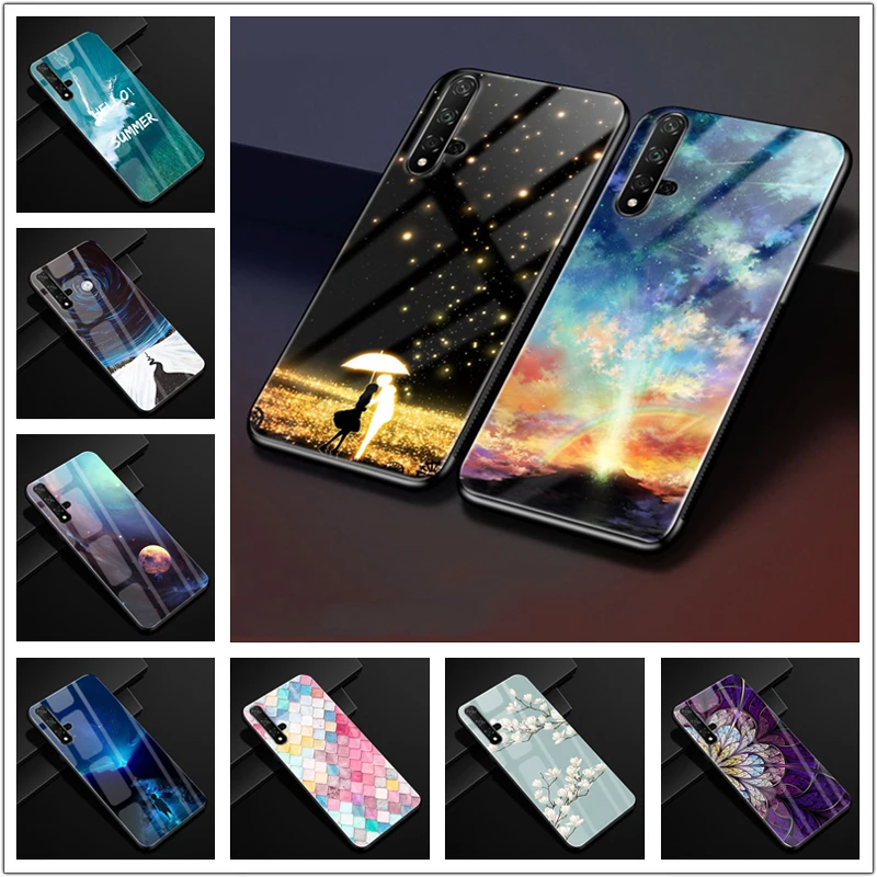 For Huawei Nova 5T Case 2019 Fashion Hard Glass Back Cover For Huawei Nova 5T Phone Cases black silicone bumper Coque Nova5t 5 t
For Huawei Nova 5T Case 2019 Fashion Hard Glass Back Cover For Huawei Nova 5T Phone Cases black silicone bumper Coque Nova5t 5 t