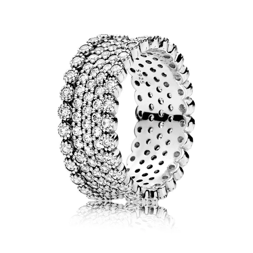 Authentic 925 Sterling Silver Lavish Sparkling Pandora Original Ring With Clear CZ For Women Charm Bead Gift DIY Jewelry
Authentic 925 Sterling Silver Lavish Sparkling Pandora Original Ring With Clear CZ For Women Charm Bead Gift DIY Jewelry