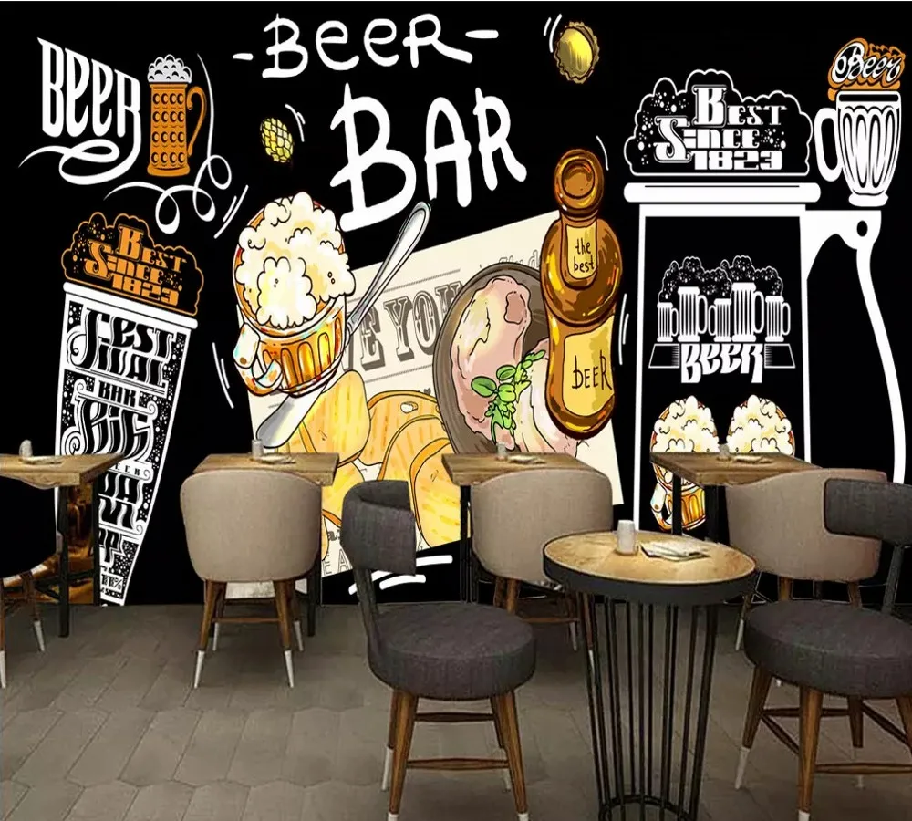 Free Shipping Custom Wallpaper Mural Retro Hand Drawn Blackboard Lounge Beer Bar Restaurant Background Wall Decorative Painting
Free Shipping Custom Wallpaper Mural Retro Hand Drawn Blackboard Lounge Beer Bar Restaurant Background Wall Decorative Painting