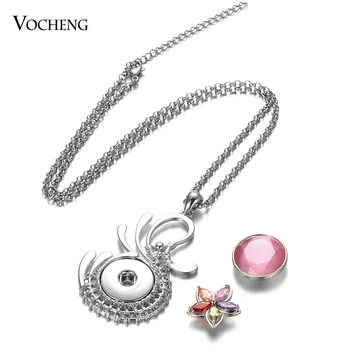 Vocheng Jewelry Stylish Ginger Snap Pendant Necklace fit 18mm Snap Button for Interchangeable Jewelry Women Gift NN-745
Vocheng Jewelry Stylish Ginger Snap Pendant Necklace fit 18mm Snap Button for Interchangeable Jewelry Women Gift NN-745