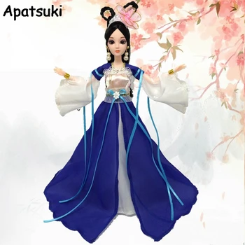 Doll Accessories Cosplay Traditional Chinese Ancient Beauty Doll Dress For Barbie Dolls Party Dress Evening Dresses Clothes
Doll Accessories Cosplay Traditional Chinese Ancient Beauty Doll Dress For Barbie Dolls Party Dress Evening Dresses Clothes