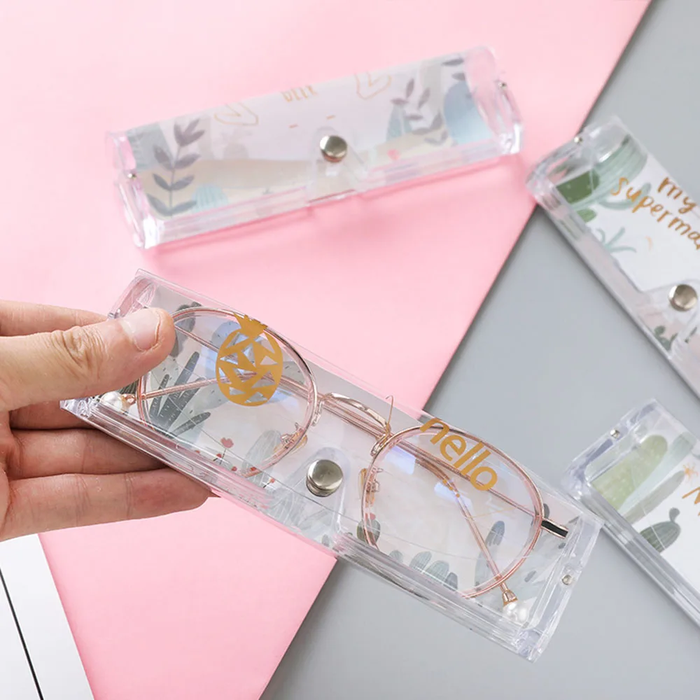 1PC Fashion Women Cartoon Transparent PVC Eye Glasses Box Bag Case Protection Eyewear Accessoires Travel
1PC Fashion Women Cartoon Transparent PVC Eye Glasses Box Bag Case Protection Eyewear Accessoires Travel