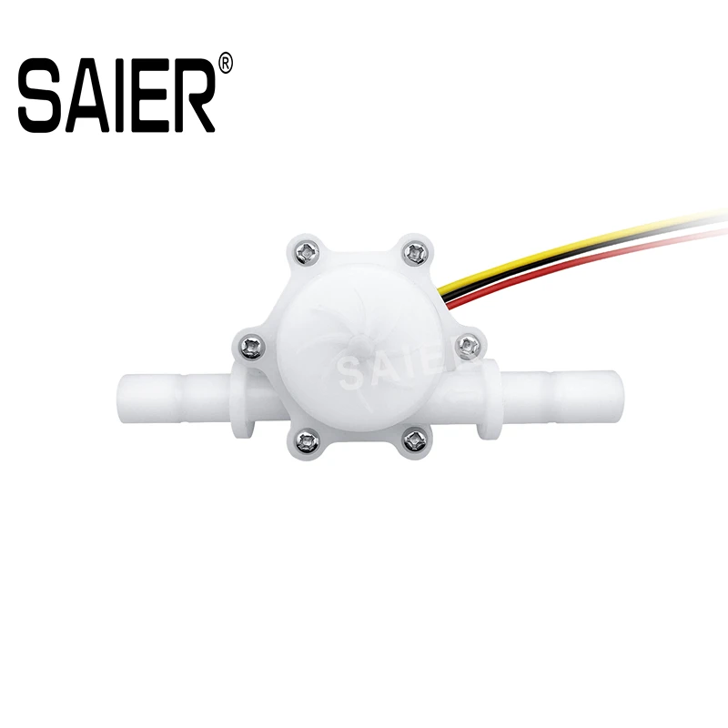 

Saier New G3/8 Hall Level Liquid Water Flow Sensor Pulse Signal FDA Certificate Flow Meter Rate 0.3-10L/Min Sensors Switch