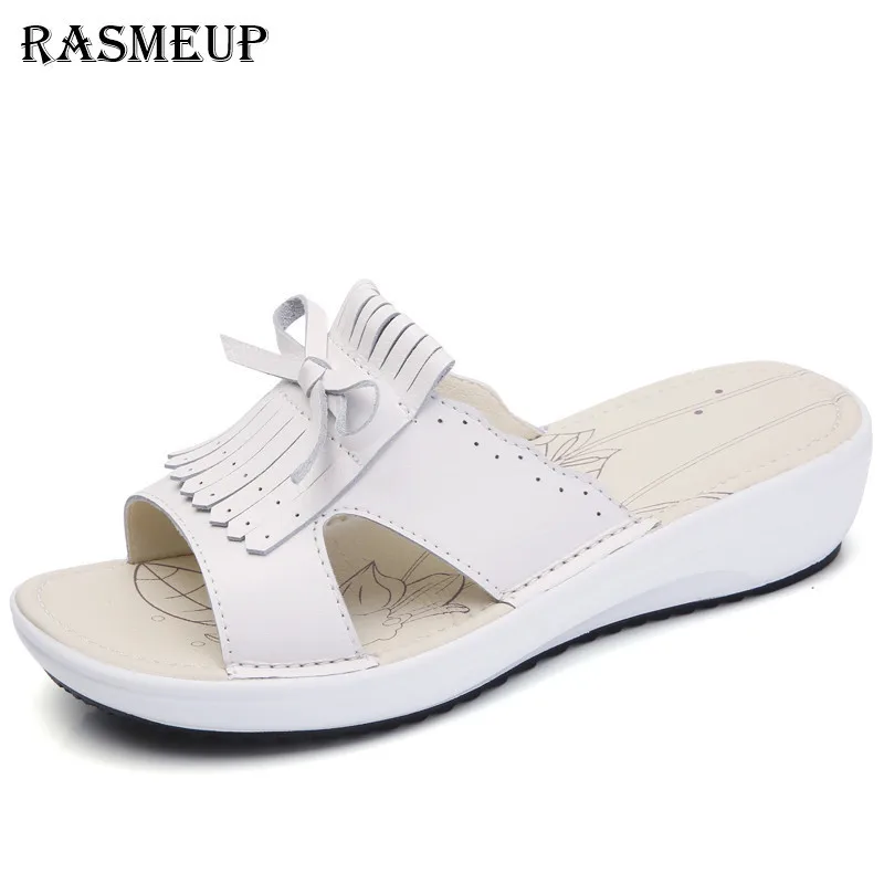 RASMEUP Genuine Leather Women's Flat Sandals 2018 Fashion Open Toe Women Platform Sandals Woman Casual Beach Summer Shoes
RASMEUP Genuine Leather Women's Flat Sandals 2018 Fashion Open Toe Women Platform Sandals Woman Casual Beach Summer Shoes