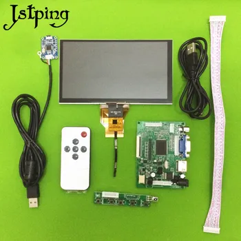 Jstping 6.5 inch 800*480 LCD screen Monitor AT065TN14 Driver Board capacitive touch screen kit HDMI VGA 2AV for Raspberry Pi
Jstping 6.5 inch 800*480 LCD screen Monitor AT065TN14 Driver Board capacitive touch screen kit HDMI VGA 2AV for Raspberry Pi