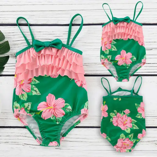 Baby Girl Green Sling Ruffled Bow Swimsuit Summer Infant Kids Swimming Floral Bikini Bathing Suit
Baby Girl Green Sling Ruffled Bow Swimsuit Summer Infant Kids Swimming Floral Bikini Bathing Suit