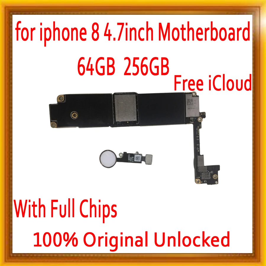 64GB 256GB Factory unlocked for iPhone 8 Motherboard with Touch ID,Original for iphone 8 Mainboard with IOS System,Free iCloud
64GB 256GB Factory unlocked for iPhone 8 Motherboard with Touch ID,Original for iphone 8 Mainboard with IOS System,Free iCloud