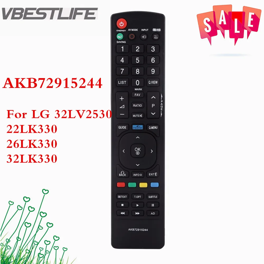 Universal Remote Control AKB72915244 Controller Replacement For LG 32LV2530/22LK330/26LK330/32LK330 Smart LCD LED TV
Universal Remote Control AKB72915244 Controller Replacement For LG 32LV2530/22LK330/26LK330/32LK330 Smart LCD LED TV