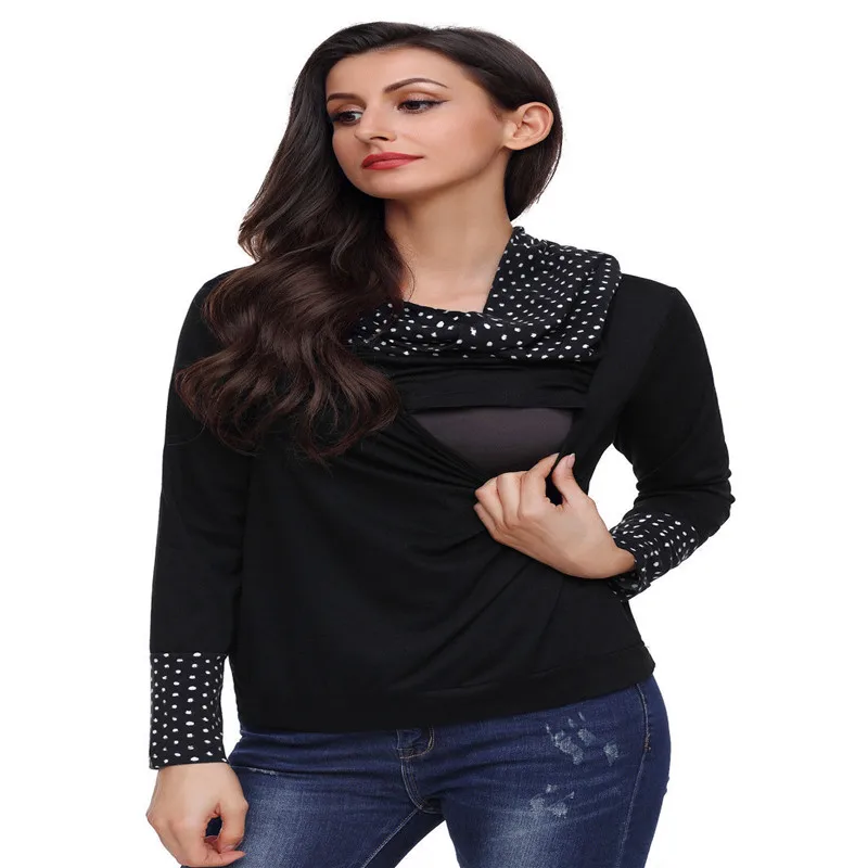 Plus Size Autumn Winter Long Sleeves Maternity Clothes Nursing Clothes Breastfeeding Tees for Pregnant Women Nursing tops
Plus Size Autumn Winter Long Sleeves Maternity Clothes Nursing Clothes Breastfeeding Tees for Pregnant Women Nursing tops
