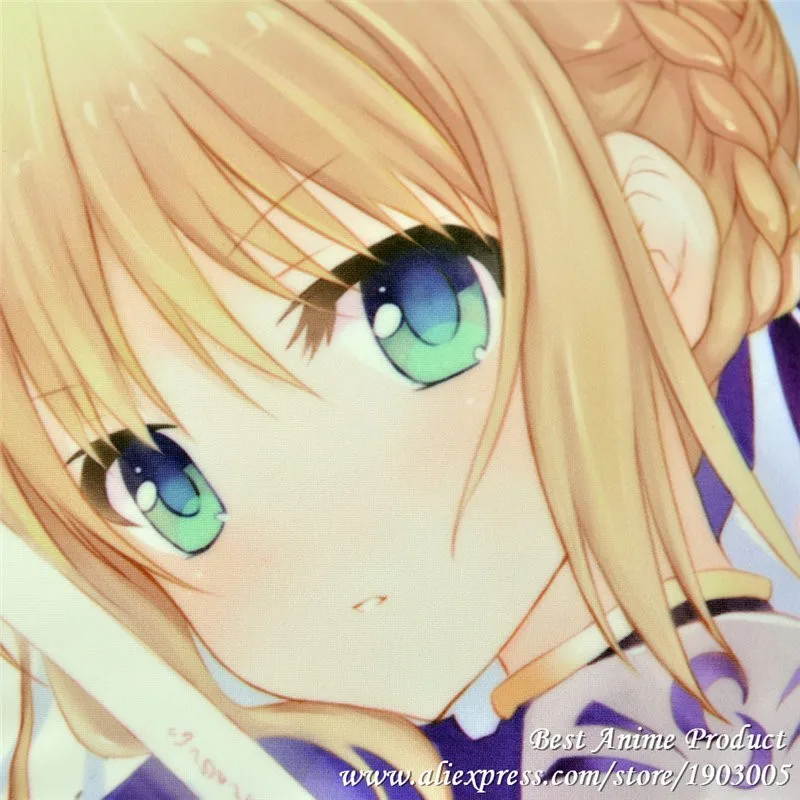 fate saber anime square pillow02