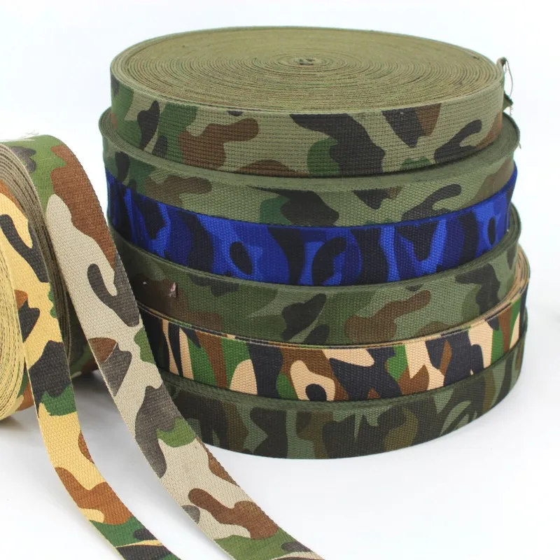 2 yard 25/30/38mm Thick Camouflage Cotton/polyester Webbing Straps Tape Bag Shoes Ribbon Belt Waistband Webbing Upholstery
2 yard 25/30/38mm Thick Camouflage Cotton/polyester Webbing Straps Tape Bag Shoes Ribbon Belt Waistband Webbing Upholstery