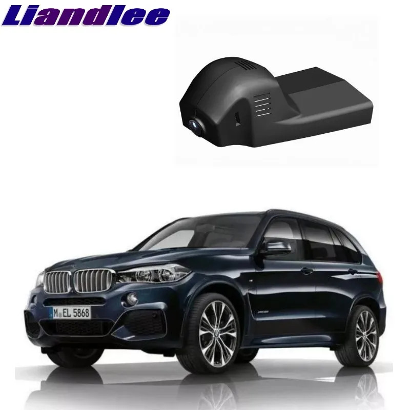 Liandlee For BMW X5 F15 MK3 2013~2018 Car Black Box WiFi DVR Dash Camera Driving Video Recorder