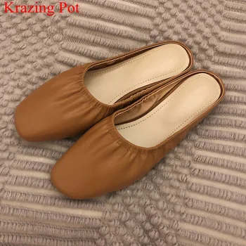 superstar big size genuine leather round toe shallow women pumps slingback elegant concise mules vacation sexy summer shoes L9f2
superstar big size genuine leather round toe shallow women pumps slingback elegant concise mules vacation sexy summer shoes L9f2