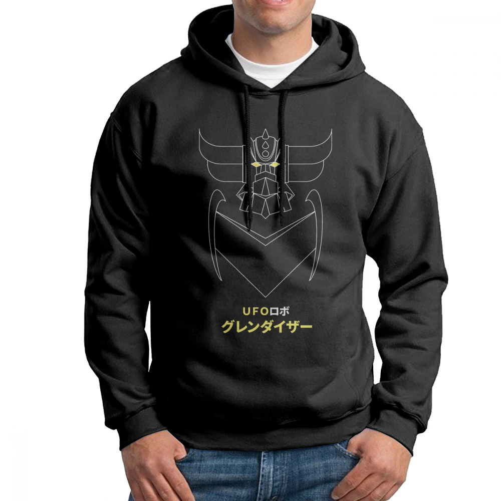Vintage Hoodies Men's Grendizer Outline Version UFO Robot Grendizer 100% Cotton Hooded Sweatshirts Unique Pullovers
Vintage Hoodies Men's Grendizer Outline Version UFO Robot Grendizer 100% Cotton Hooded Sweatshirts Unique Pullovers