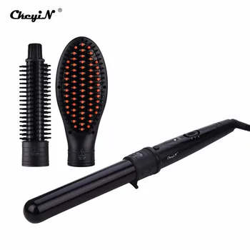 CkeyiN Professional 3 in1 Multifunction Hair Curler Set Plate Ceramic Barrels Interchangeable Tourmaline Curling Iron Machine 45
CkeyiN Professional 3 in1 Multifunction Hair Curler Set Plate Ceramic Barrels Interchangeable Tourmaline Curling Iron Machine 45