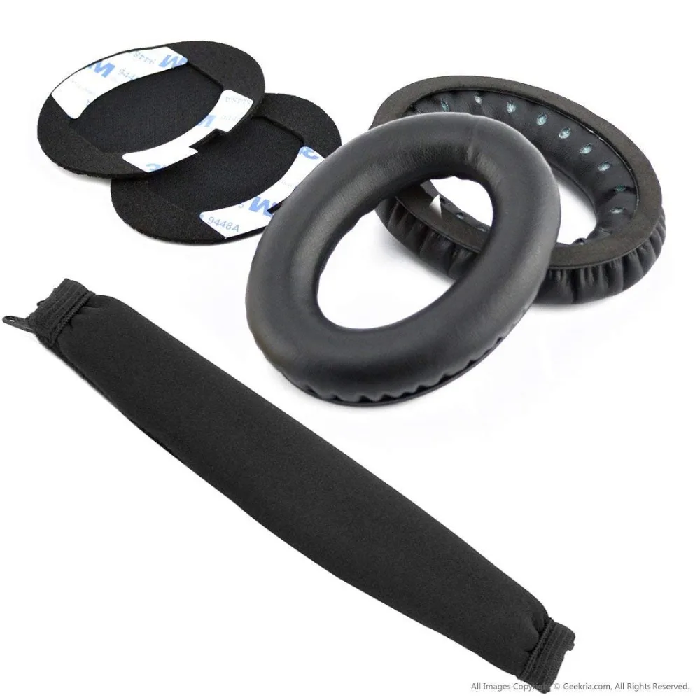 Earpad forBose forQuietComfort QC2, QC15 Headphone Replacement Ear Pad + Headband Cover / Ear Cushion Repair Parts / Headband
Earpad forBose forQuietComfort QC2, QC15 Headphone Replacement Ear Pad + Headband Cover / Ear Cushion Repair Parts / Headband
