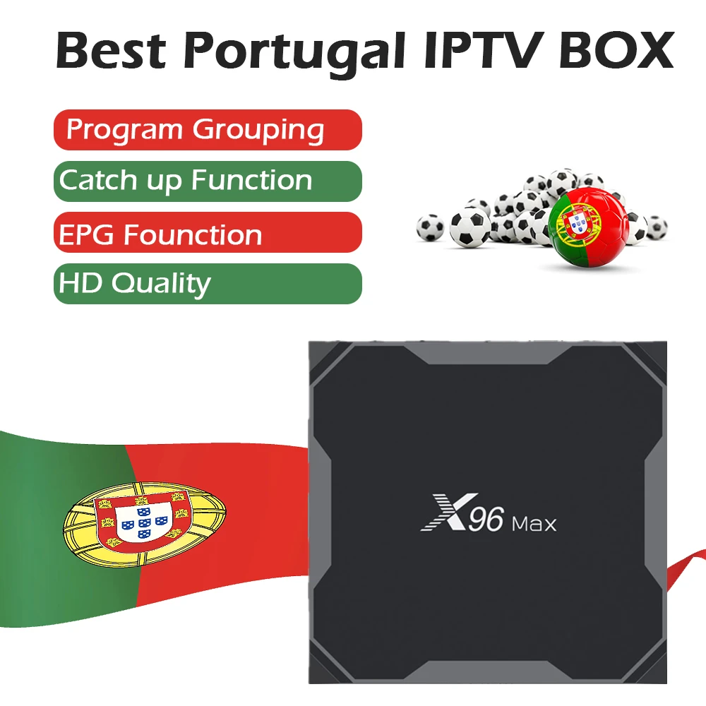 Best Portugal IPTV Box X96 Max Android 8.1 Amlogic S905X2 Smart TV Box With 1 Year 90+ Portuguese IPTV Channels Smart IP TV Box
Best Portugal IPTV Box X96 Max Android 8.1 Amlogic S905X2 Smart TV Box With 1 Year 90+ Portuguese IPTV Channels Smart IP TV Box