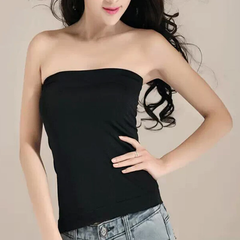 2019 New Women Strapless Camisoles Intimates Underwear Solid Summer Soft Modal Tube Female Backless Off Shoulder Slim Tops
2019 New Women Strapless Camisoles Intimates Underwear Solid Summer Soft Modal Tube Female Backless Off Shoulder Slim Tops
