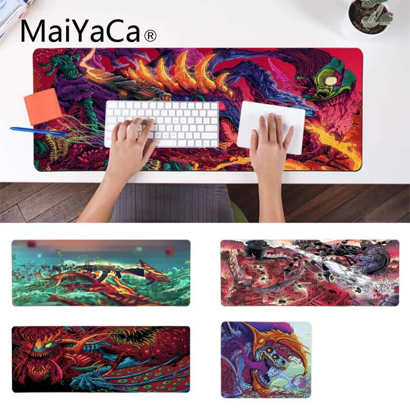 Фото MaiYaCa пользовательские кожи Hyper Beast удобный коврик для мыши игровой прочный