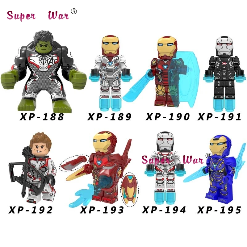10Set Marvel Comics Series 4 Endgame Avengers IronMan Thor Captain America Ancient One Valkyrie Model Brick Children Toys
10Set Marvel Comics Series 4 Endgame Avengers IronMan Thor Captain America Ancient One Valkyrie Model Brick Children Toys