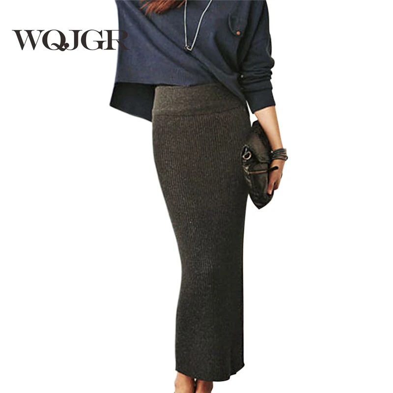 WQJGR Pencil Skirt Thickening Ladies Knitting Bag Hip Wool Skirts Split Step Long Skirt
WQJGR Pencil Skirt Thickening Ladies Knitting Bag Hip Wool Skirts Split Step Long Skirt