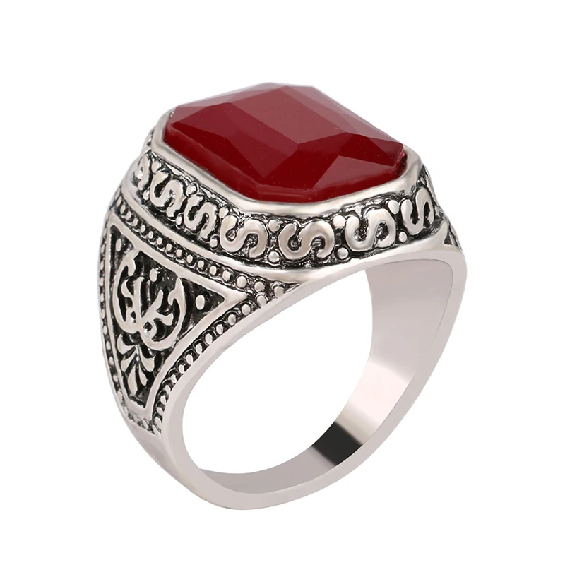 NewFashion Silver Ring Jewelry Retro Big Glass High polish Ring For Women Wedding Party Vintage Punk Ring Size 7-10 number
NewFashion Silver Ring Jewelry Retro Big Glass High polish Ring For Women Wedding Party Vintage Punk Ring Size 7-10 number