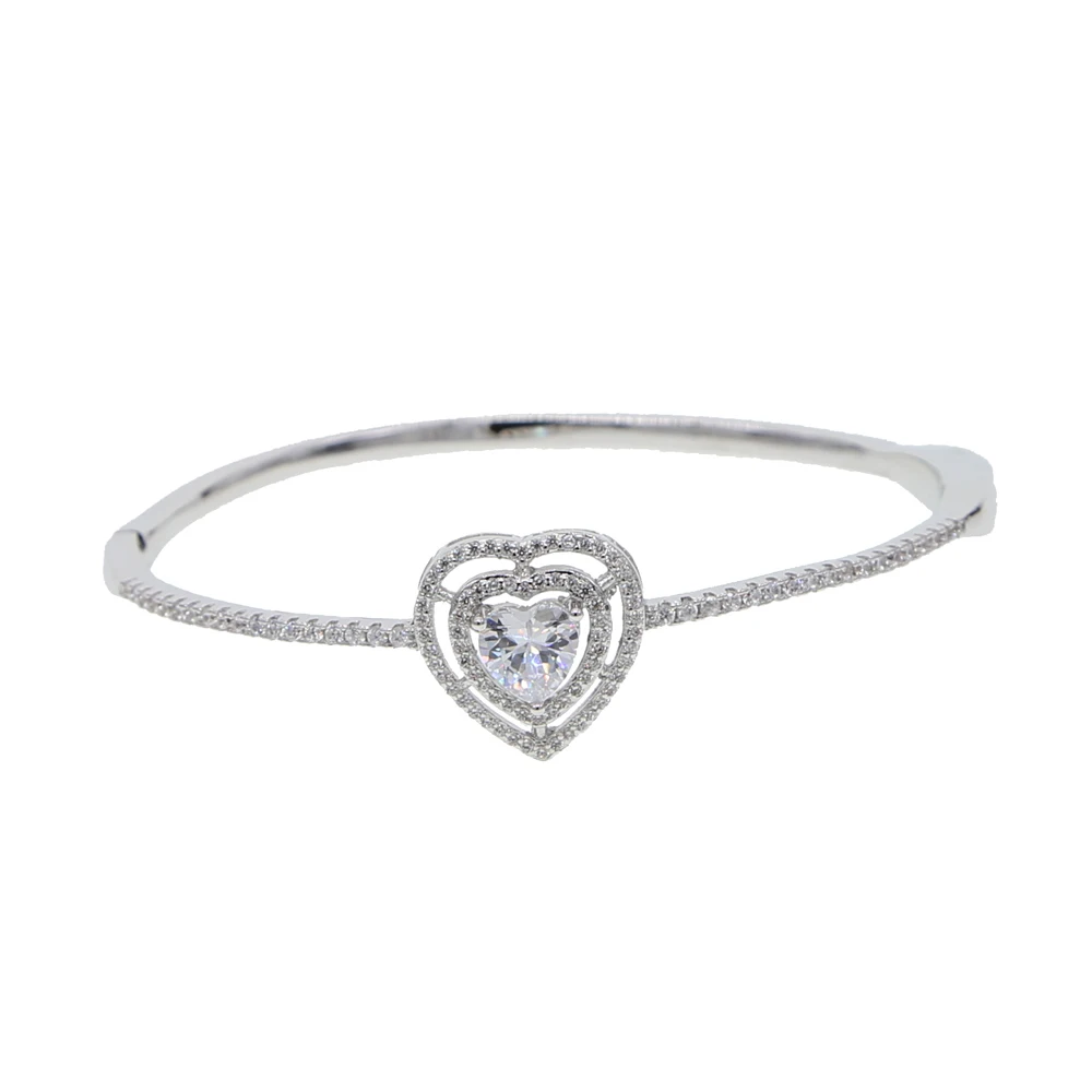 17-19CM Love Heart Bracelets Bangles Women Stainless Steel Bracelet Bangle Inlay Rhinestone Rose Gold Silver Jewelry Gift
17-19CM Love Heart Bracelets Bangles Women Stainless Steel Bracelet Bangle Inlay Rhinestone Rose Gold Silver Jewelry Gift