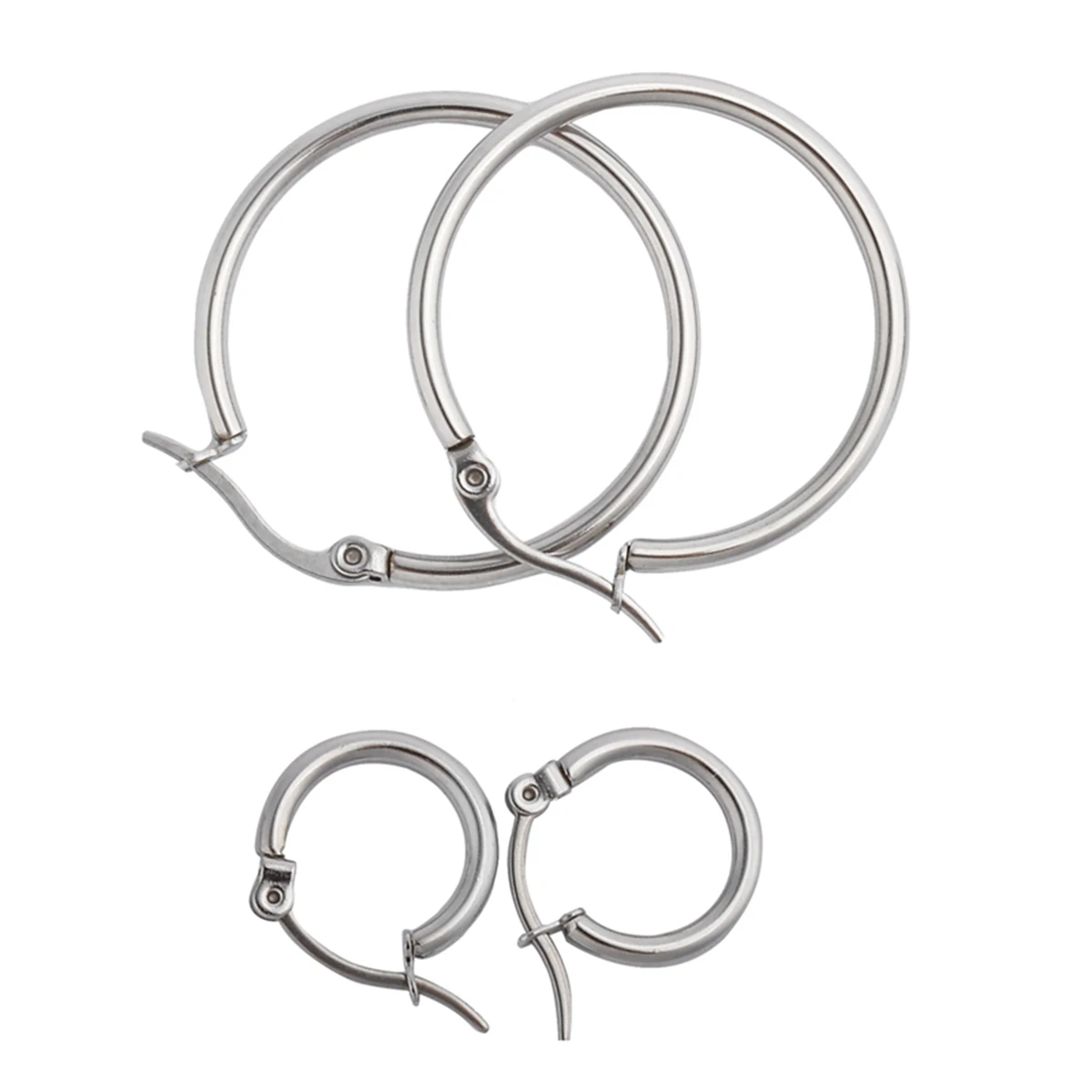 LASPERAL 1Pair Stainless Steel Hoop Earrings Hollow Big Circle Charm Earrings For Women Fashion Silver Tone Earrings Jewelry
LASPERAL 1Pair Stainless Steel Hoop Earrings Hollow Big Circle Charm Earrings For Women Fashion Silver Tone Earrings Jewelry