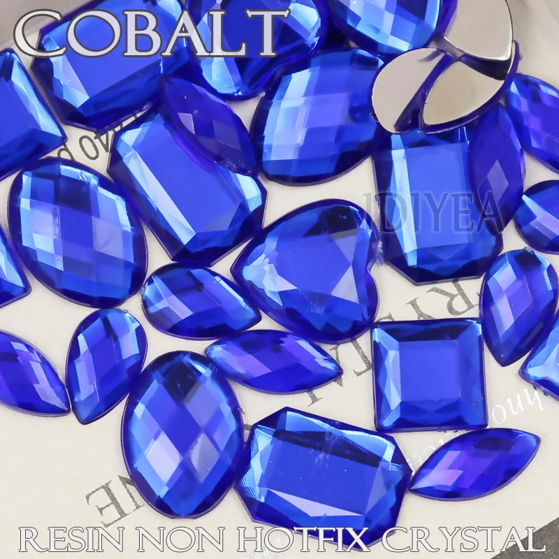 100Pcs/Lot Mix Sizes Shapes Cobalt Blue Big Rhinestones square heart oval horse eye star Resin Non Hotfix Flat back DIY Crystals
100Pcs/Lot Mix Sizes Shapes Cobalt Blue Big Rhinestones square heart oval horse eye star Resin Non Hotfix Flat back DIY Crystals