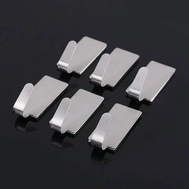 6Pcs Stainless Steel Self Adhesive Rustproof Multi-function Sticky Hook for the Door Behind The Wall No Trace Strength
6Pcs Stainless Steel Self Adhesive Rustproof Multi-function Sticky Hook for the Door Behind The Wall No Trace Strength
