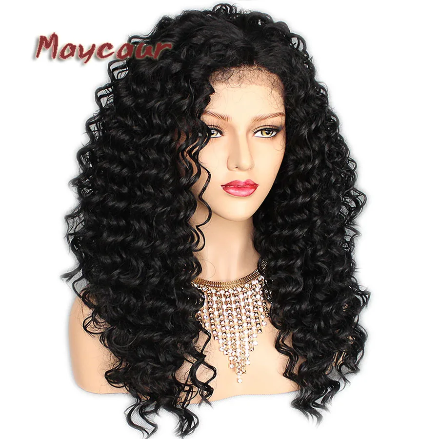 Парики из искусственных волос на кружеве Maycaur|wig curly|wigs for blackswigs black women |