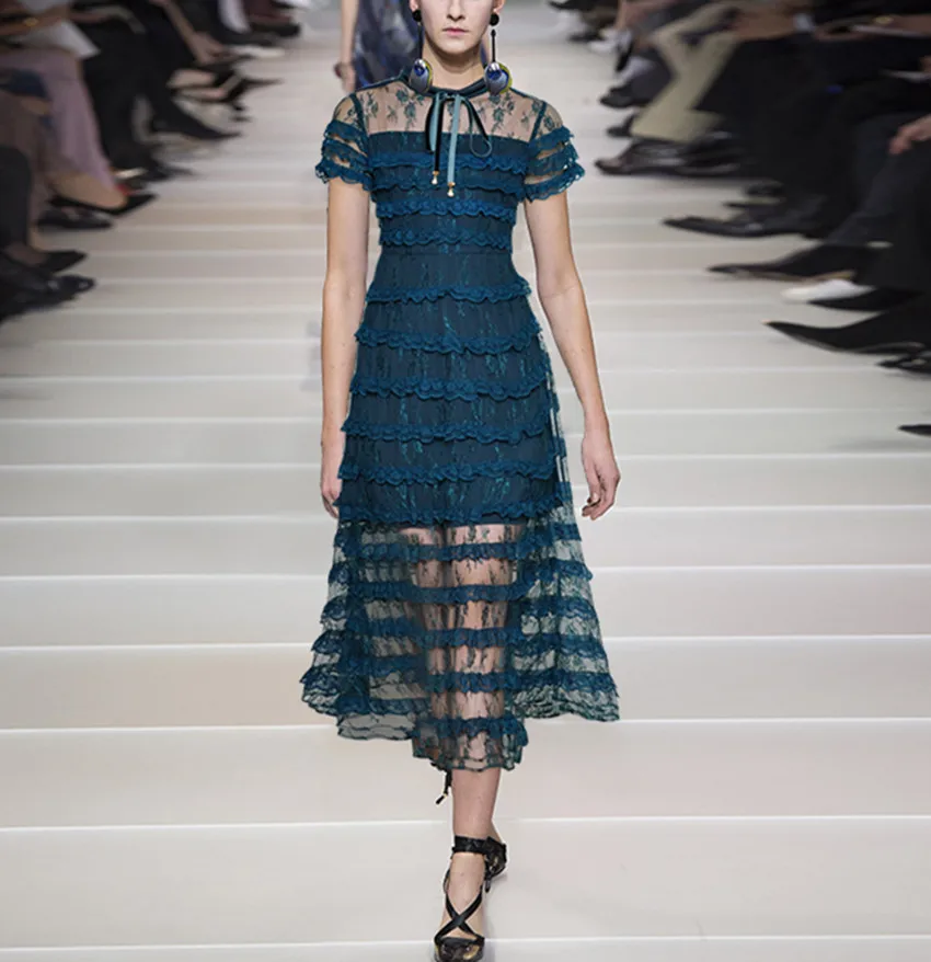 HAMALIEL 2019 Runway Designer Cake Long Women Dress Summer Cascading Ruffles Lace Patchwork Dress Sexy Hollow Out Party Vestidos
HAMALIEL 2019 Runway Designer Cake Long Women Dress Summer Cascading Ruffles Lace Patchwork Dress Sexy Hollow Out Party Vestidos