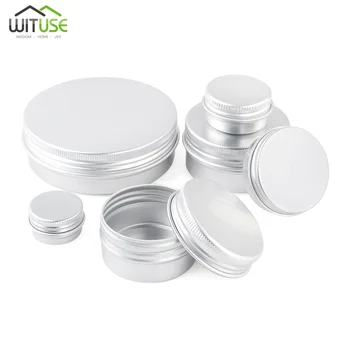 15ml/30ml/50ml/100ml Empty Aluminum Jars Refillable Cosmetic Bottle Ointment Cream Sample Packaging Containers Screw Cap
15ml/30ml/50ml/100ml Empty Aluminum Jars Refillable Cosmetic Bottle Ointment Cream Sample Packaging Containers Screw Cap