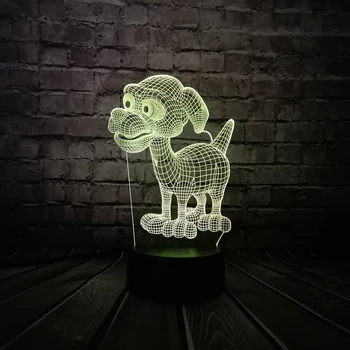 NEW Cute Dog 3D LED USB Lamp Night Light 7 Color Changing Creative Mood Desk Table Party Bedroom Decor Child Kids lamps Props
NEW Cute Dog 3D LED USB Lamp Night Light 7 Color Changing Creative Mood Desk Table Party Bedroom Decor Child Kids lamps Props