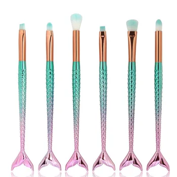 Pro Mermaid Cosmetic Makeup Brushes Set Tool Eyeshadow Eyeliner Eyebrow Concealer Lip Eyes Beauty Make Up Brush 6Pcs/set
Pro Mermaid Cosmetic Makeup Brushes Set Tool Eyeshadow Eyeliner Eyebrow Concealer Lip Eyes Beauty Make Up Brush 6Pcs/set