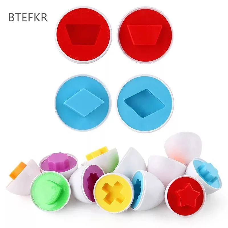 6pcs/set Kids shape recognize matching toys puzzle 3D Puzzle educational colorful eggs toys for Infant Juguetes educativos
6pcs/set Kids shape recognize matching toys puzzle 3D Puzzle educational colorful eggs toys for Infant Juguetes educativos
