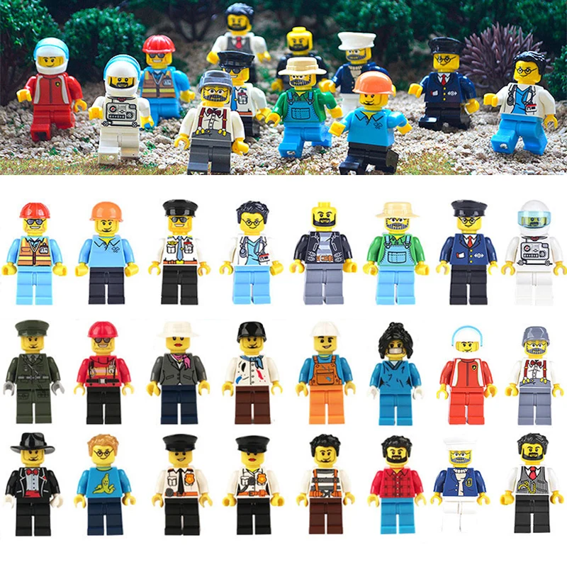 24pcs/lot City Mini Building Blocks Figures Brick DIY Toys Building Mini Bricks Figure For Boys Gift
24pcs/lot City Mini Building Blocks Figures Brick DIY Toys Building Mini Bricks Figure For Boys Gift