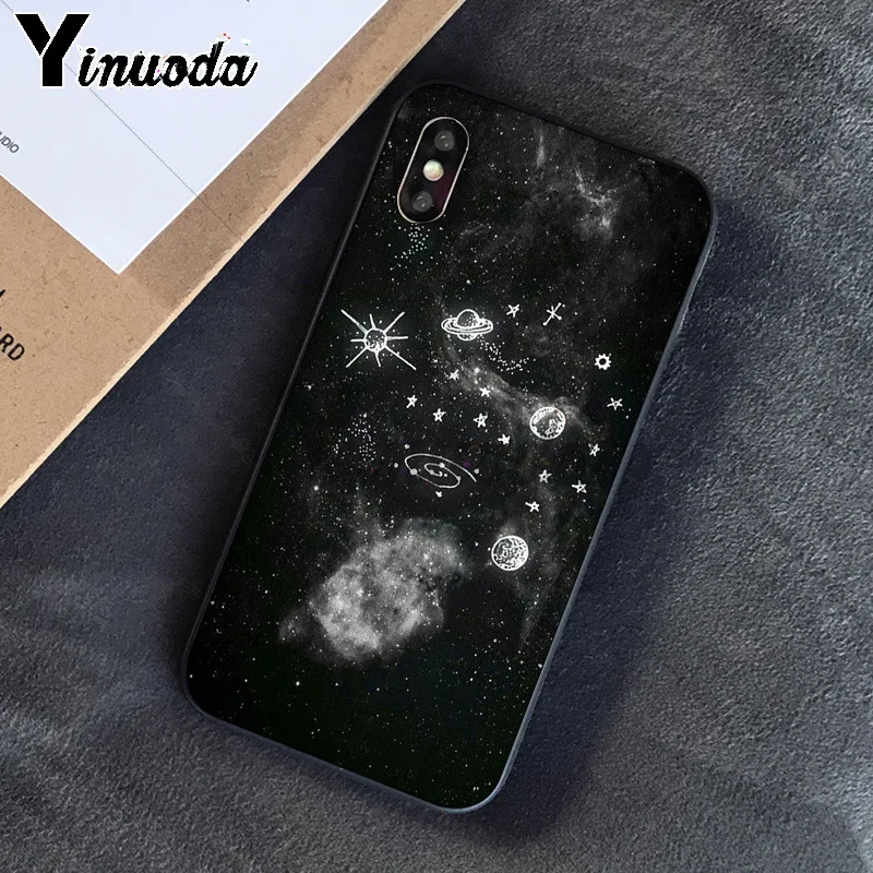 black with white moon stars space astronaut