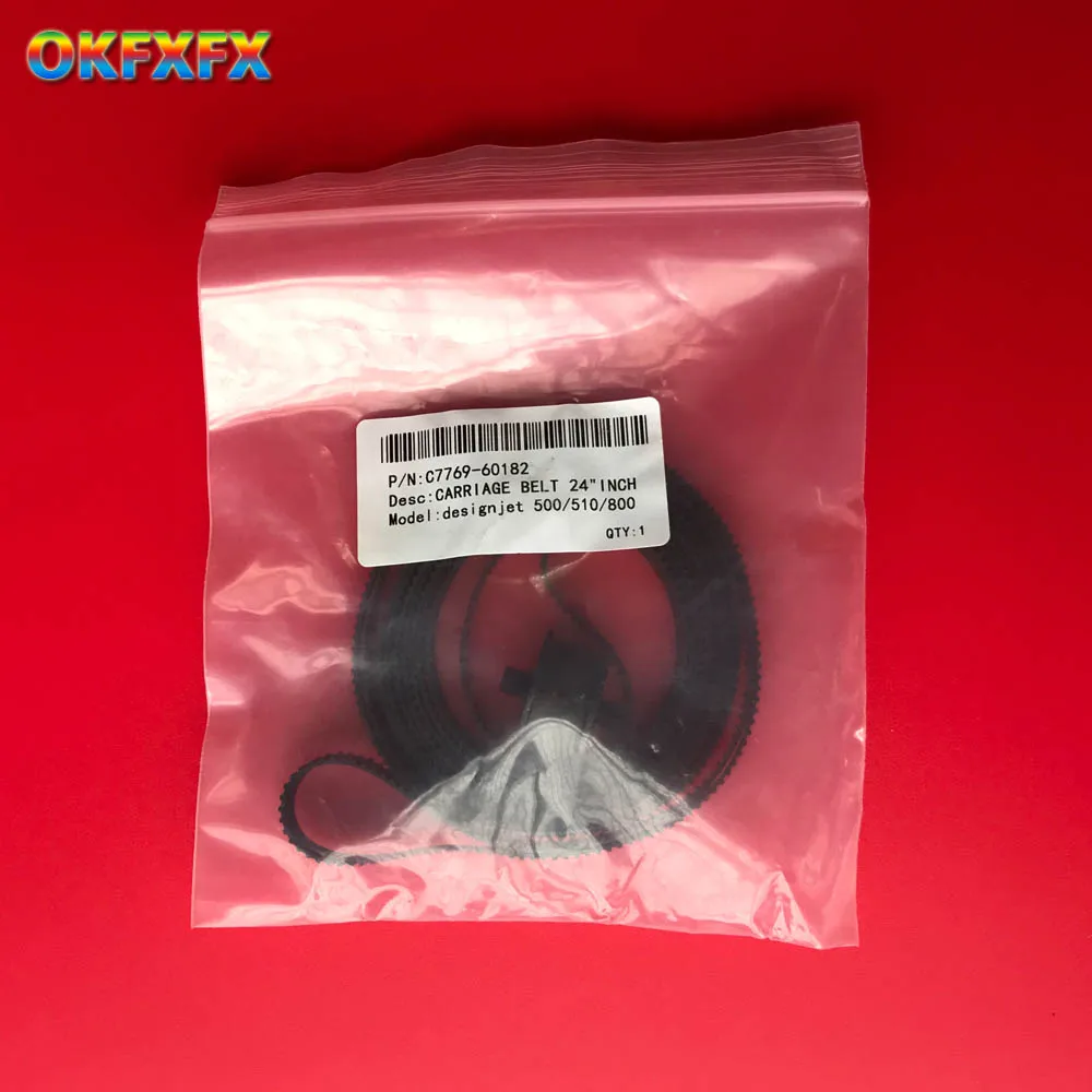 

10x C7770-60014 42"inch B0 Carriage Belt C7769-60182 24"inch A1 Size with Pulley for HP DesignJet 500 500PS 800 800PS 510 510PS