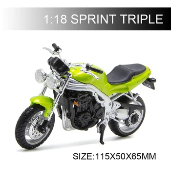 Maisto 1:18 Motorcycle Models SPRINT TRIPLE Green Alloy Model Motorcycle Model Motor Bike Miniature Race Toy For Gift Collection
Maisto 1:18 Motorcycle Models SPRINT TRIPLE Green Alloy Model Motorcycle Model Motor Bike Miniature Race Toy For Gift Collection