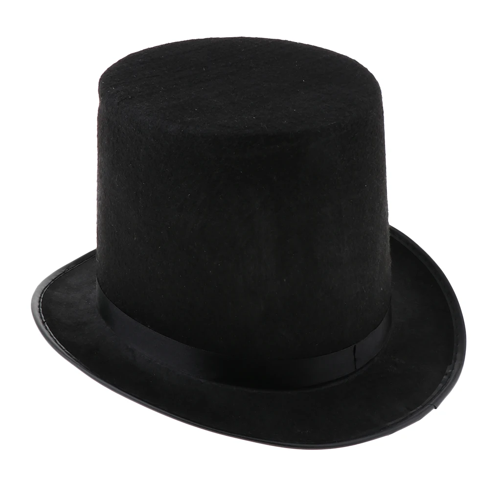 6.7 Inch Black Felt Top Hat Magician Dress Up Hats for Adults Costume Party Hats for Men and Women
6.7 Inch Black Felt Top Hat Magician Dress Up Hats for Adults Costume Party Hats for Men and Women