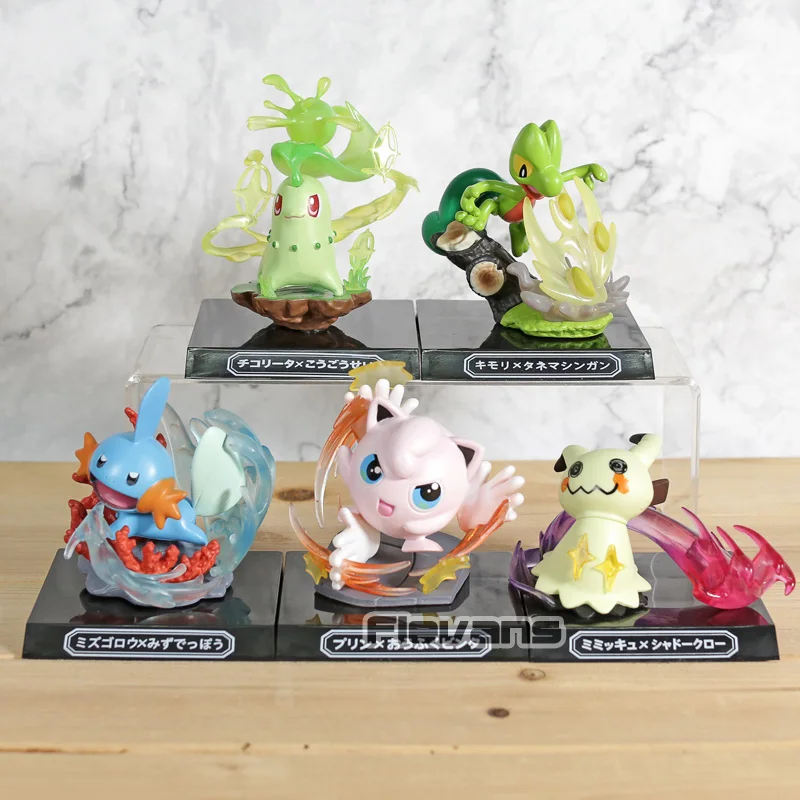 Anime Cartoon Chikorita Mudkip Mimikyu Treecko Jigglypuff PVC Figure Collectible Monster Model Toy
Anime Cartoon Chikorita Mudkip Mimikyu Treecko Jigglypuff PVC Figure Collectible Monster Model Toy
