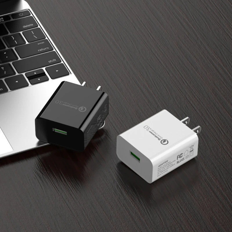Quick Charger QC3.0 Travel US Plug 18W UL Certification USB Wall Mobile Phone One 5V3A Fast Charging USB Power Adapter
Quick Charger QC3.0 Travel US Plug 18W UL Certification USB Wall Mobile Phone One 5V3A Fast Charging USB Power Adapter