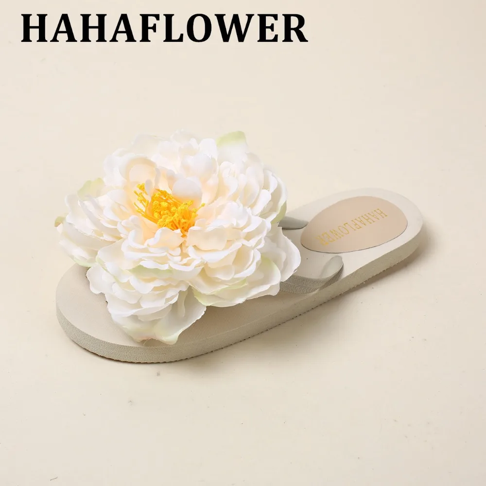 HAHAFLOWER New Summer Shoes Woman Slippers White 16cm Flowers Women Sandals Flat Sandals Slippers Non-slip Large Size A36
HAHAFLOWER New Summer Shoes Woman Slippers White 16cm Flowers Women Sandals Flat Sandals Slippers Non-slip Large Size A36