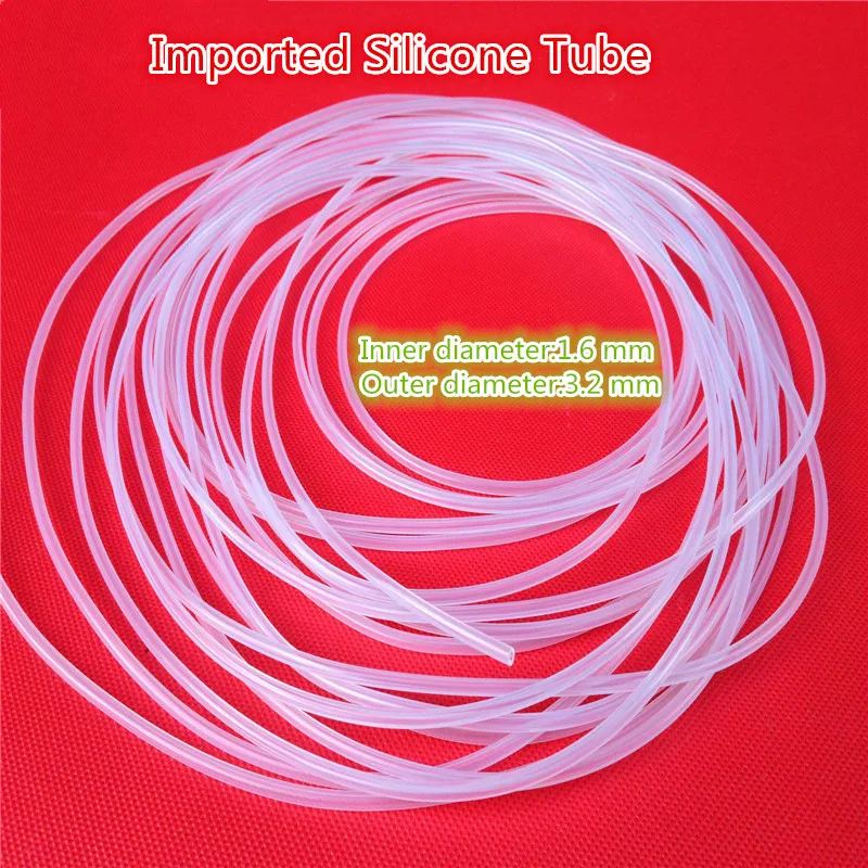 1PCS/LOT YT827B Imported Silicone Tube Food Grade Capillary Transparent Hose 1.6 mm* 3.2 mm Plumbing Hoses 1Meter free ship
1PCS/LOT YT827B Imported Silicone Tube Food Grade Capillary Transparent Hose 1.6 mm* 3.2 mm Plumbing Hoses 1Meter free ship