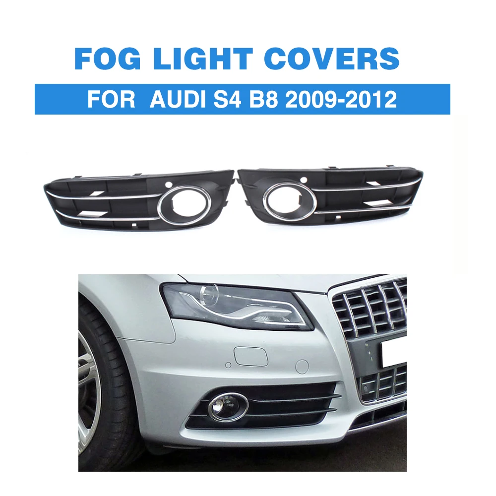 ABS Black Front Fog Lamp Guard Mask FogLight Covers Hoods Mesh Grill For Audi S4 B8 2009-2012 Car Accessories
ABS Black Front Fog Lamp Guard Mask FogLight Covers Hoods Mesh Grill For Audi S4 B8 2009-2012 Car Accessories